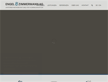 Tablet Screenshot of engel-zimmermann.de